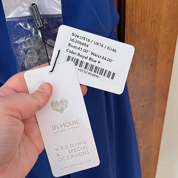 JJs House Royal Blue Maxi Dress wedding - Picture 3 of 9